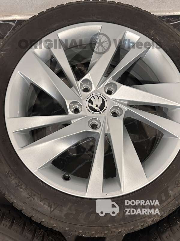 originál alu kola zimní Škoda NEVIS Octavia IV r17 5E3071497H