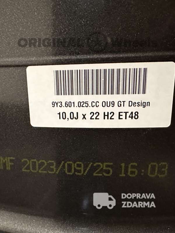 original Porsche Cayenne R22 9Y3 Coupé 9Y3601025CC 9Y3601025AP DPH