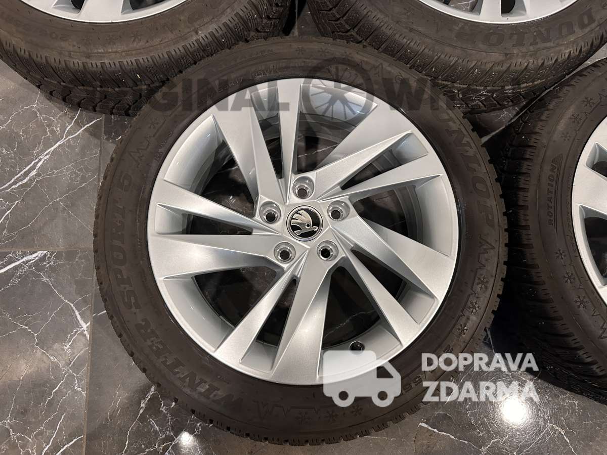 originál alu kola zimní Škoda NEVIS Octavia IV r17 5E3071497H