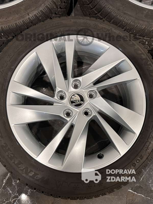 originál alu kola zimní Škoda NEVIS Octavia IV r17 5E3071497H