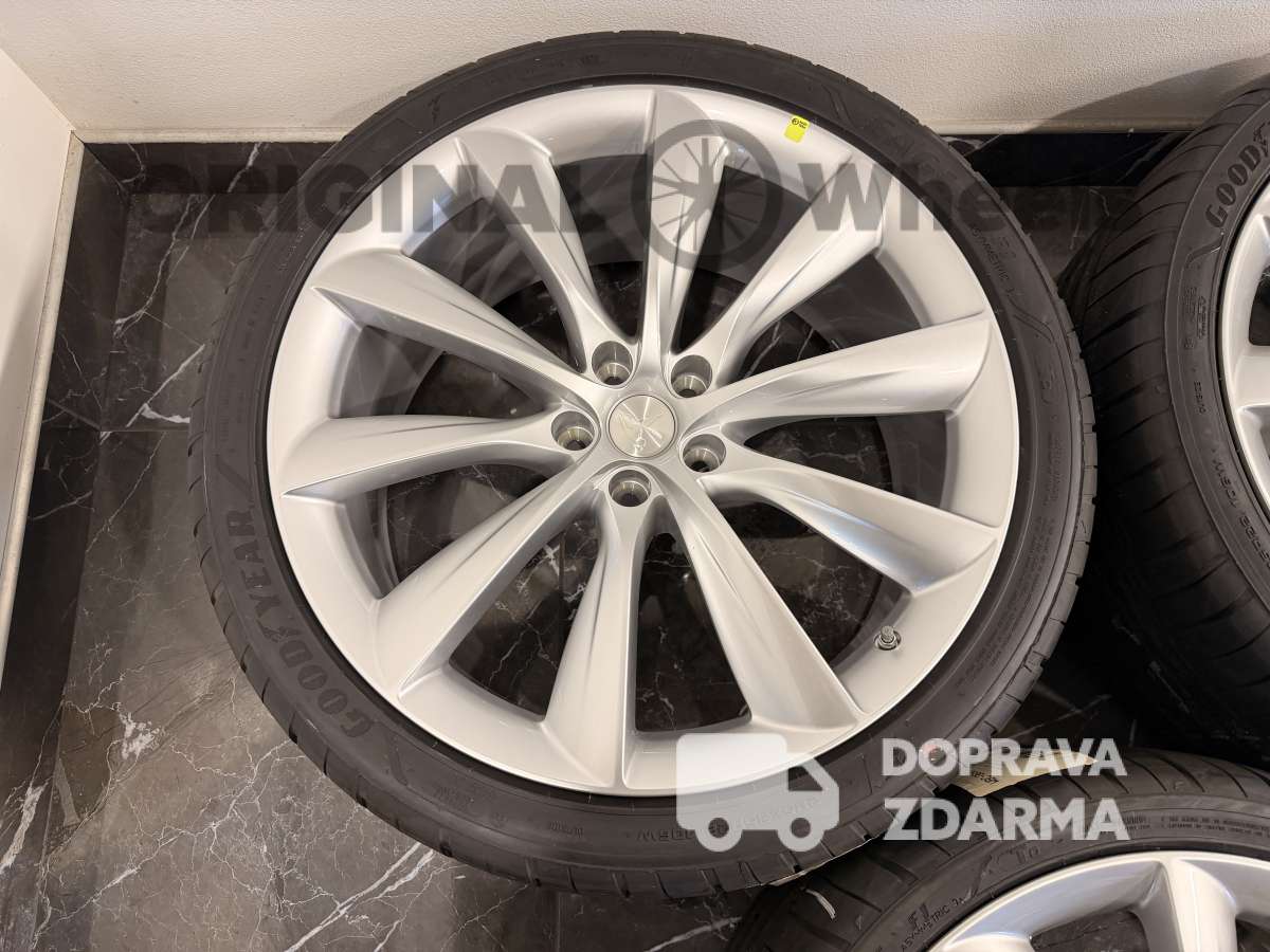 originální letní alu kola Tesla Model X silber r22 1027246-00-E léto