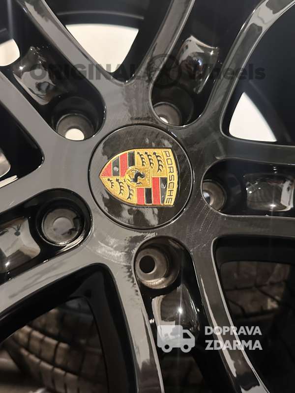 original ALU KOLA RÁFKY Porsche Cayenne E3 9Y r21 Exclusive turbo 9Y0601025BH / 9Y0601025BJ