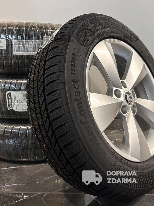 original alu kola ráfky zimní Škoda Kodiaq Nanuq r17 5x112 5656073627 + TPMS
