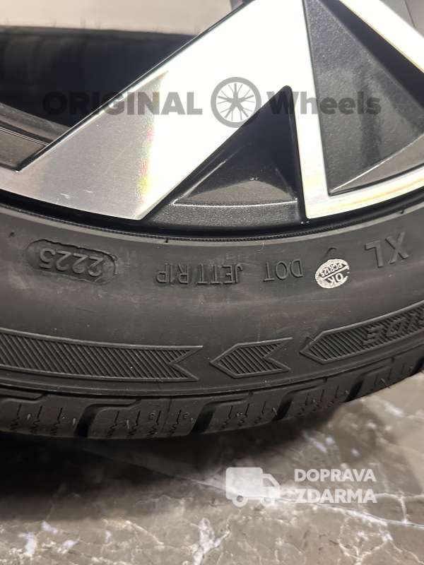 ❄️original alu kola skoda superb IV Trisuli zimní 3P0601025k fl8