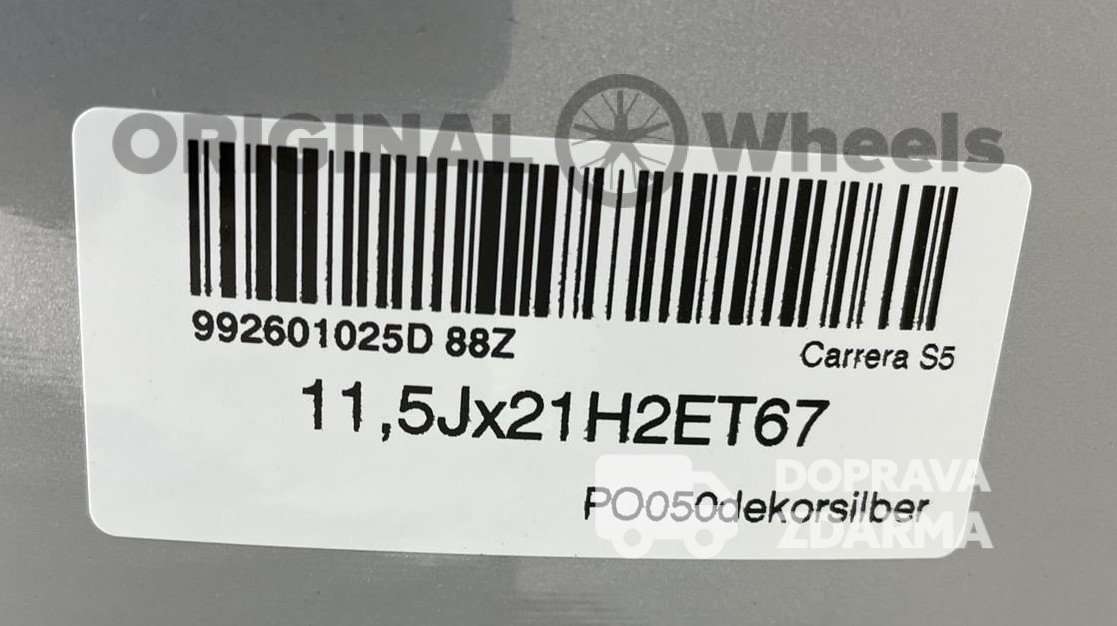 Porsche 992 Carrera R20 R21 - DPH, č.132067838