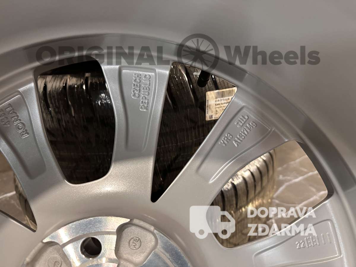 original alu kola skoda kamiq r18 5x100 658601025g