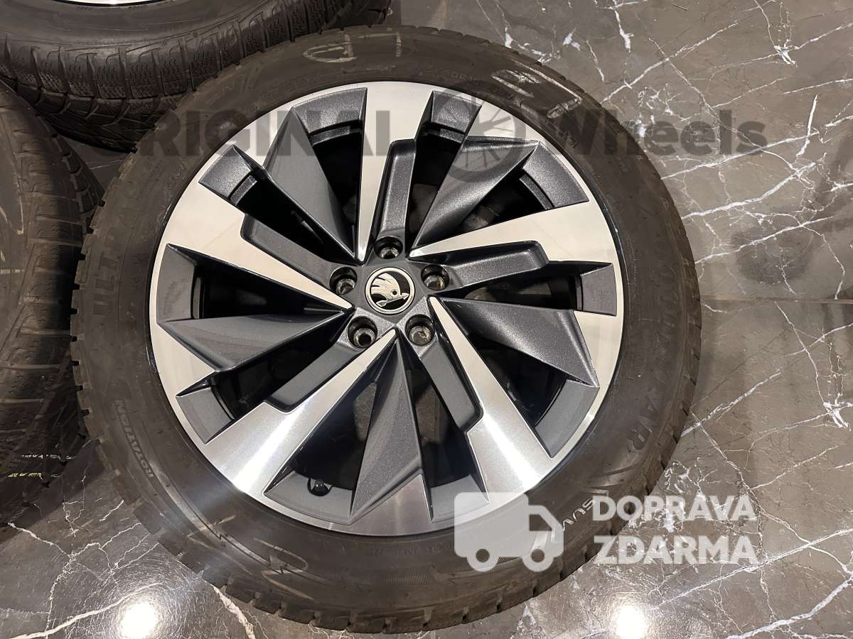 original alu kola ráfky zimní skoda kodiaq 2 r19 zimní 57H071499D