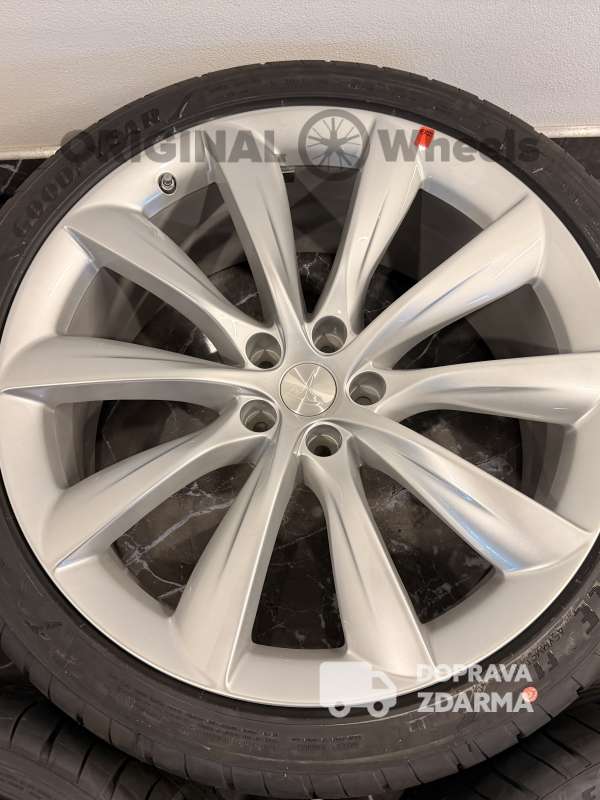 originální letní alu kola Tesla Model X silber r22 1027246-00-E léto