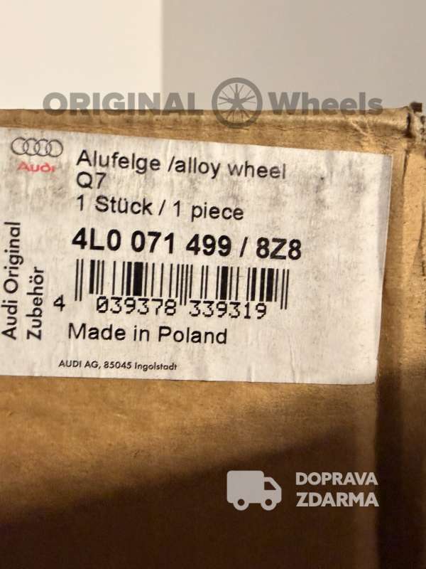 alu sada audi q7 / touareg r19 s line r19 5x130  4L0071499E