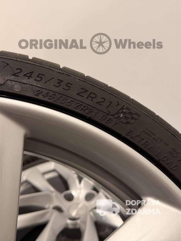 originální alu sada letní Tesla Model S 1075749-00-C 1075748-00-D r21 Arachnid