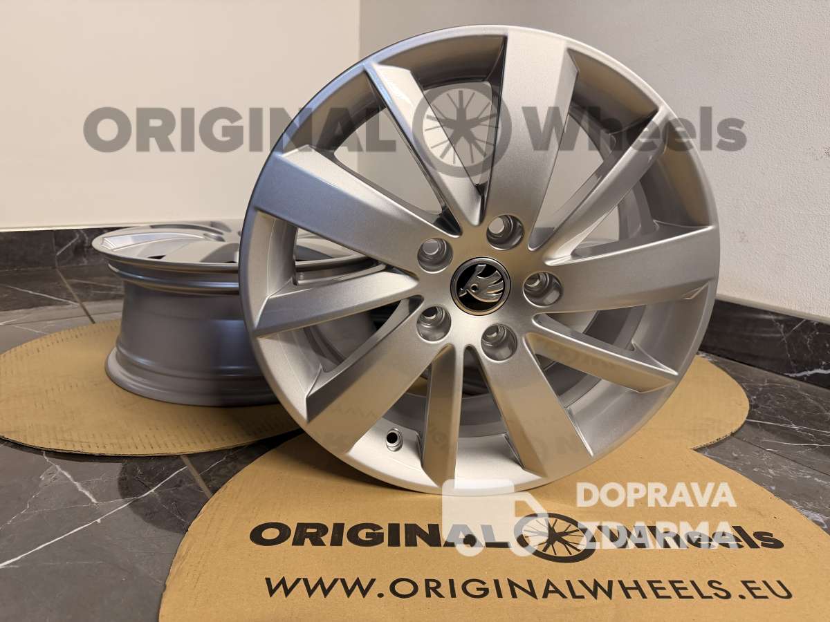 originální alu kola škoda octavia 3 r16 5x112 et46 6,5j 5F0601025 NOVÉ