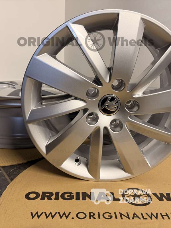 originální alu kola škoda octavia 3 r16 5x112 et46 6,5j 5F0601025 NOVÉ