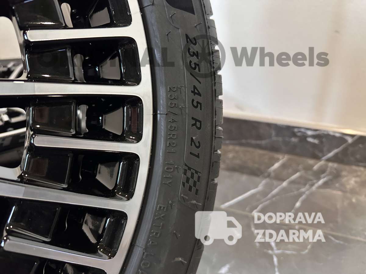original alu kola ráfky letní mercedes eqc amg r21 5x112 a2934011100 a2934011000