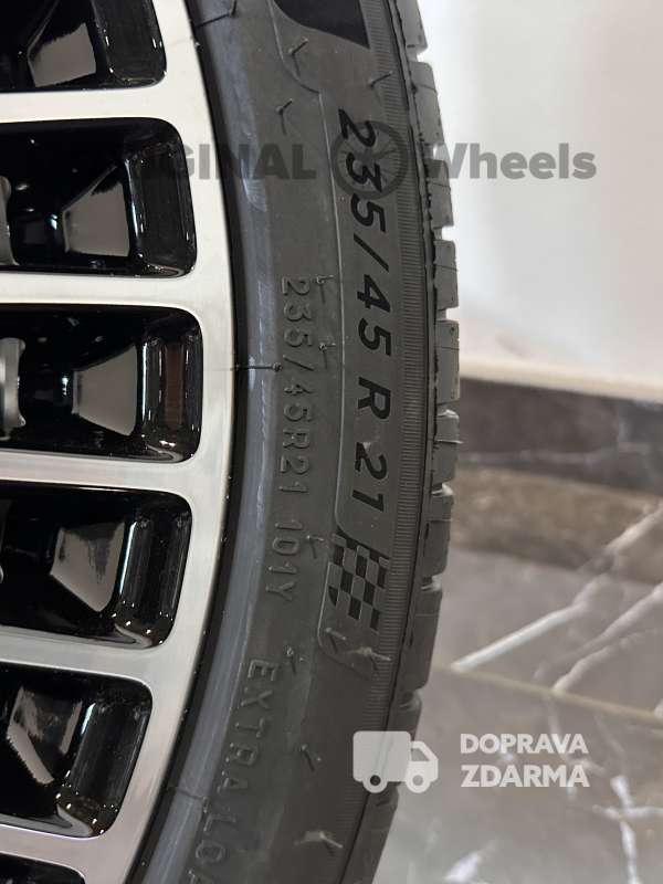 original alu kola ráfky letní mercedes eqc amg r21 5x112 a2934011100 a2934011000