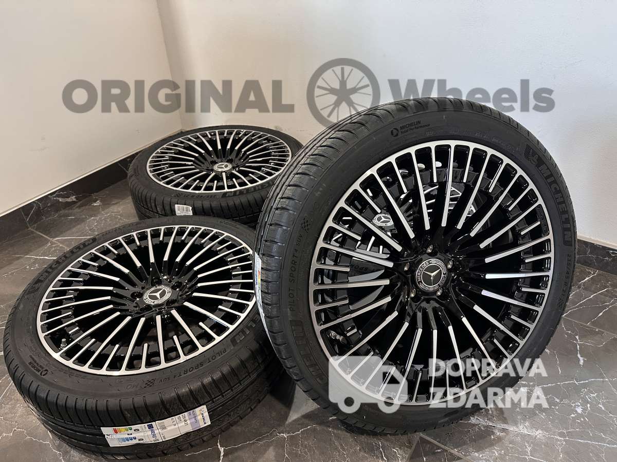 original alu kola ráfky letní mercedes eqc amg r21 5x112 a2934011100 a2934011000