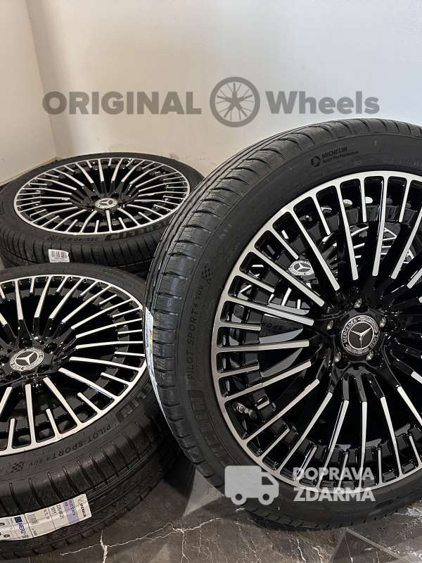 original alu kola ráfky letní mercedes eqc amg r21 5x112 a2934011100 a2934011000