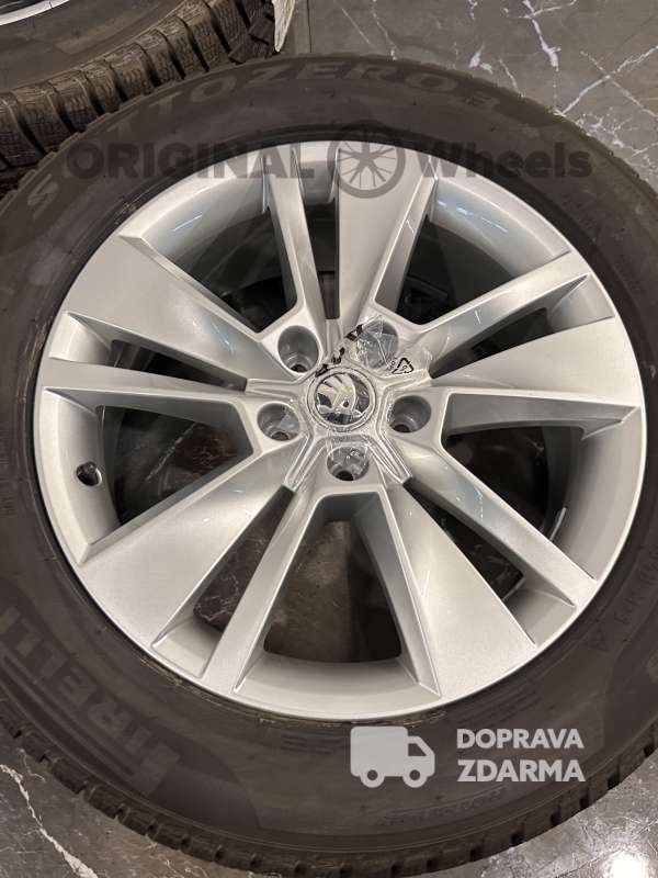 original alu kola ráfky škoda kodiaq zimní r18 565601025c