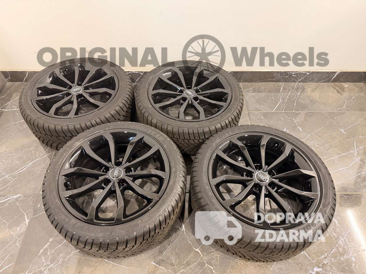 ❄️original alu kola ráfky audi a4 8w r18 s line 5x112 8w0601025h zimní black