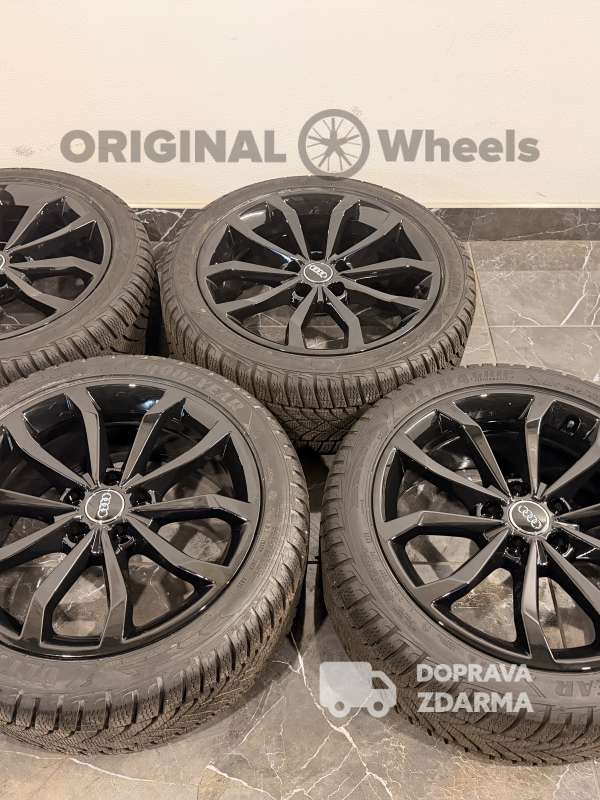 ❄️original alu kola ráfky audi a4 8w r18 s line 5x112 8w0601025h zimní black