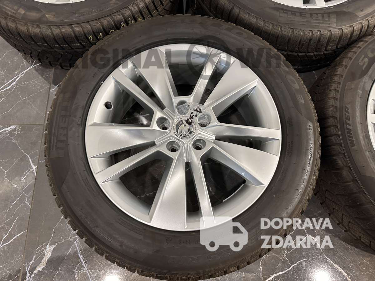 original alu kola ráfky škoda kodiaq zimní r18 565601025c