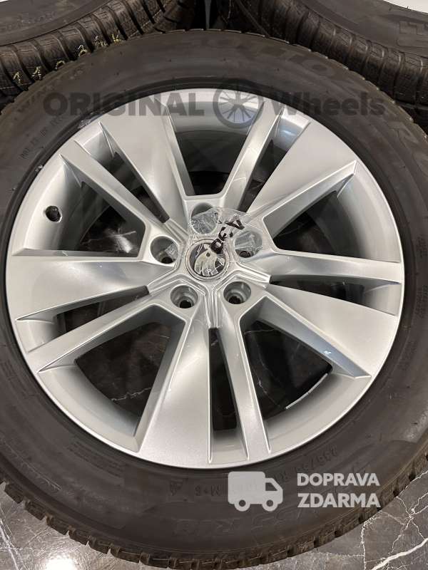 original alu kola ráfky škoda kodiaq zimní r18 565601025c