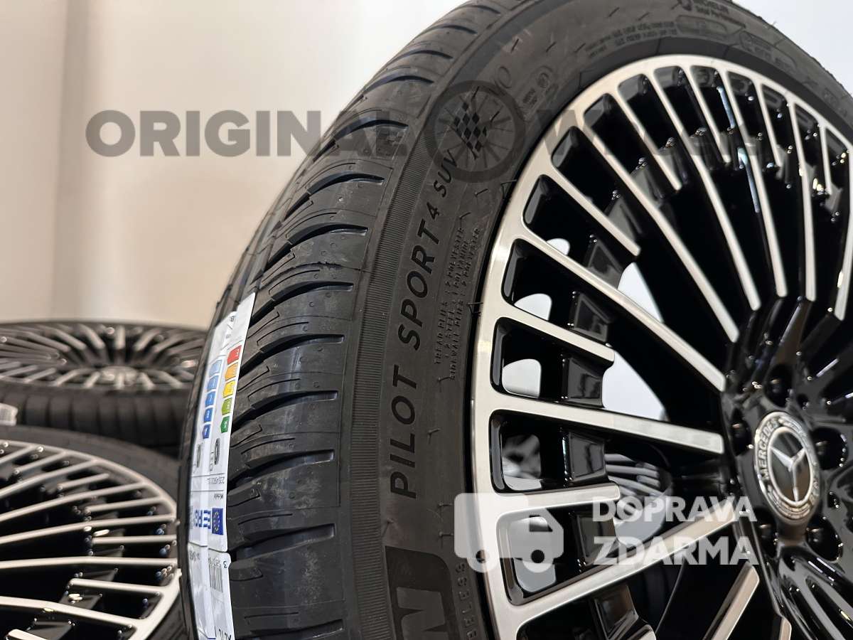 original alu kola ráfky letní mercedes eqc amg r21 5x112 a2934011100 a2934011000