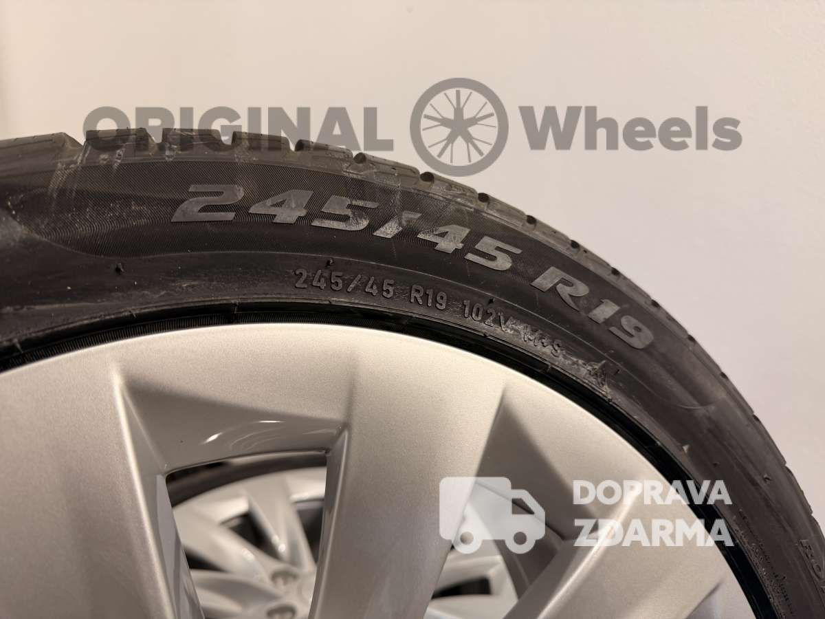 originální alu kola Tesla r19 Model S 1059337-00-B 5x120 ALU KOLA + TPMS zimní 2020