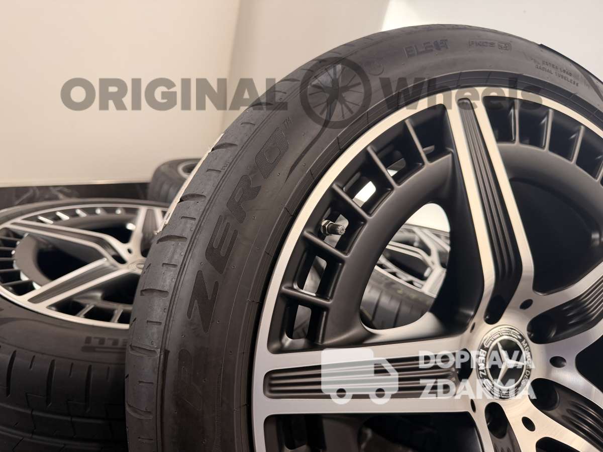 Originální letni disky , alu kola Mercedes Benz EQE 43 53 AMG 20" V295 A2954012700 A2954012800 černé matné