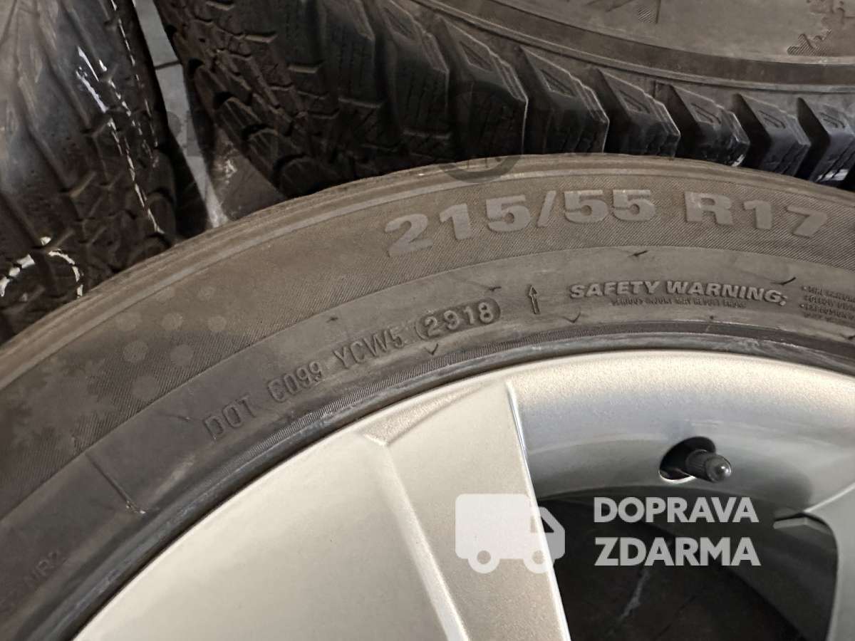 original alu kola ráfky škoda SUPERB III IV zimmí R17 3V0601025A