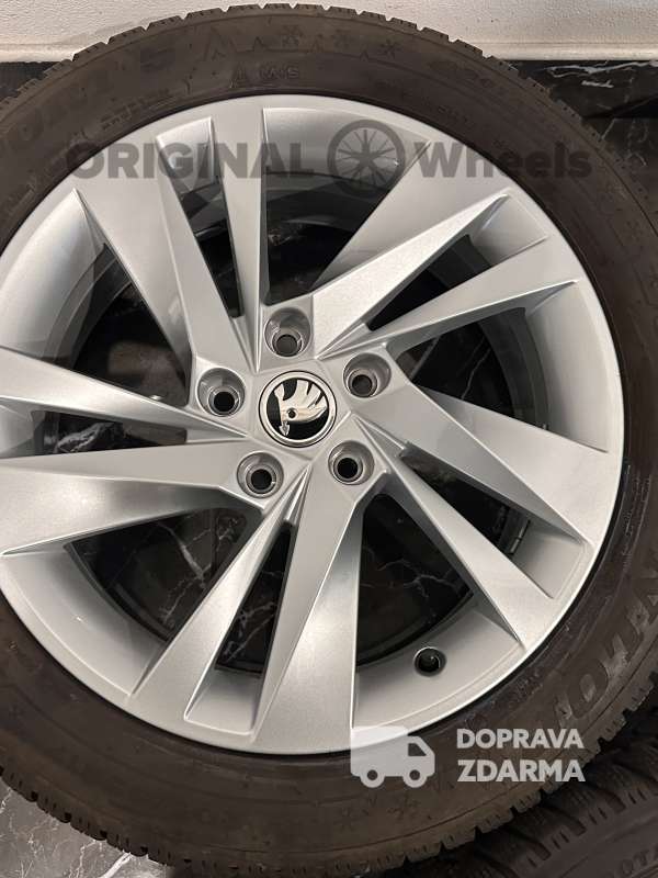 originál alu kola zimní Škoda NEVIS Octavia IV r17 5E3071497H