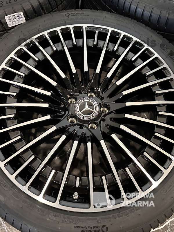 original alu kola ráfky letní mercedes eqc amg r21 5x112 a2934011100 a2934011000