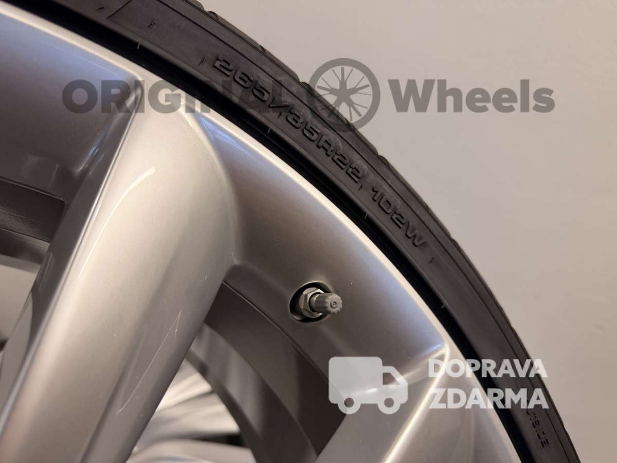 originální letní alu kola Tesla Model X silber r22 1027246-00-E léto