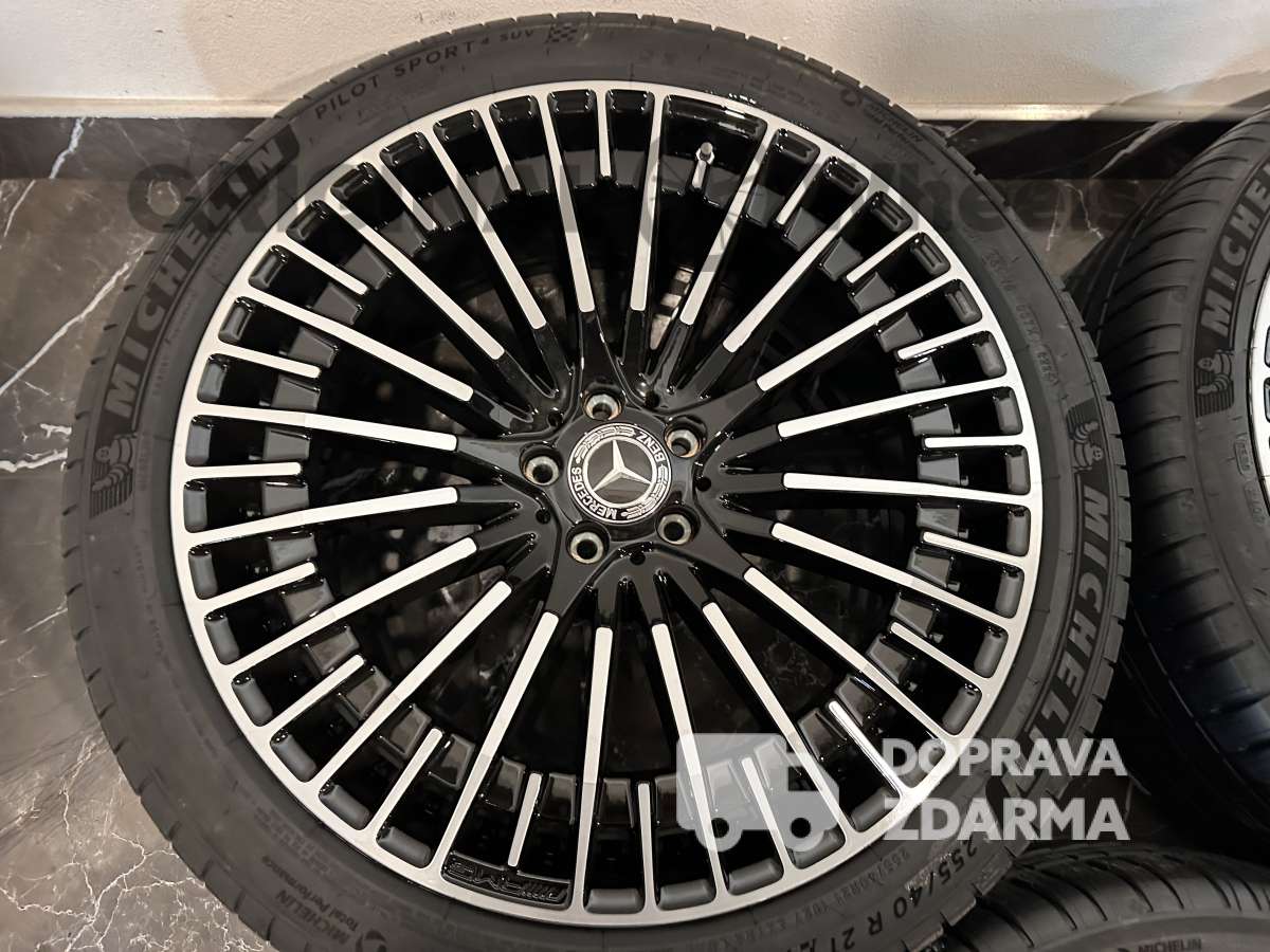 original alu kola ráfky letní mercedes eqc amg r21 5x112 a2934011100 a2934011000
