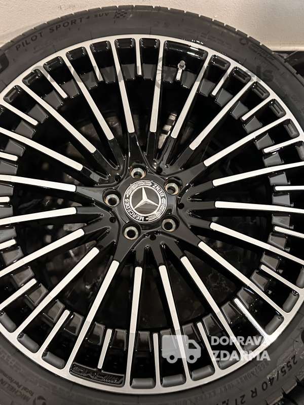 original alu kola ráfky letní mercedes eqc amg r21 5x112 a2934011100 a2934011000