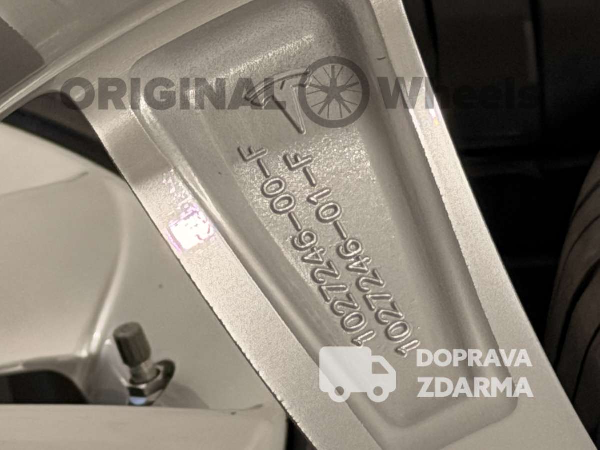 originální letní alu kola Tesla Model X silber r22 1027246-00-E léto