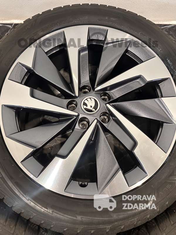 original alu kola ráfky zimní skoda kodiaq 2 r19 zimní 57H071499D