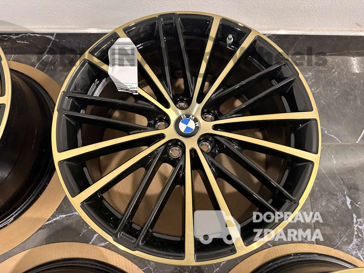 original r19 BMW 5er G30 G31 635 Night Gold 6894840  6894839 DPH