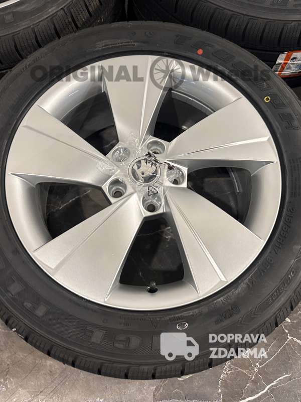 original alu kola škoda superb III IV R17 3V0601025AJ zimní