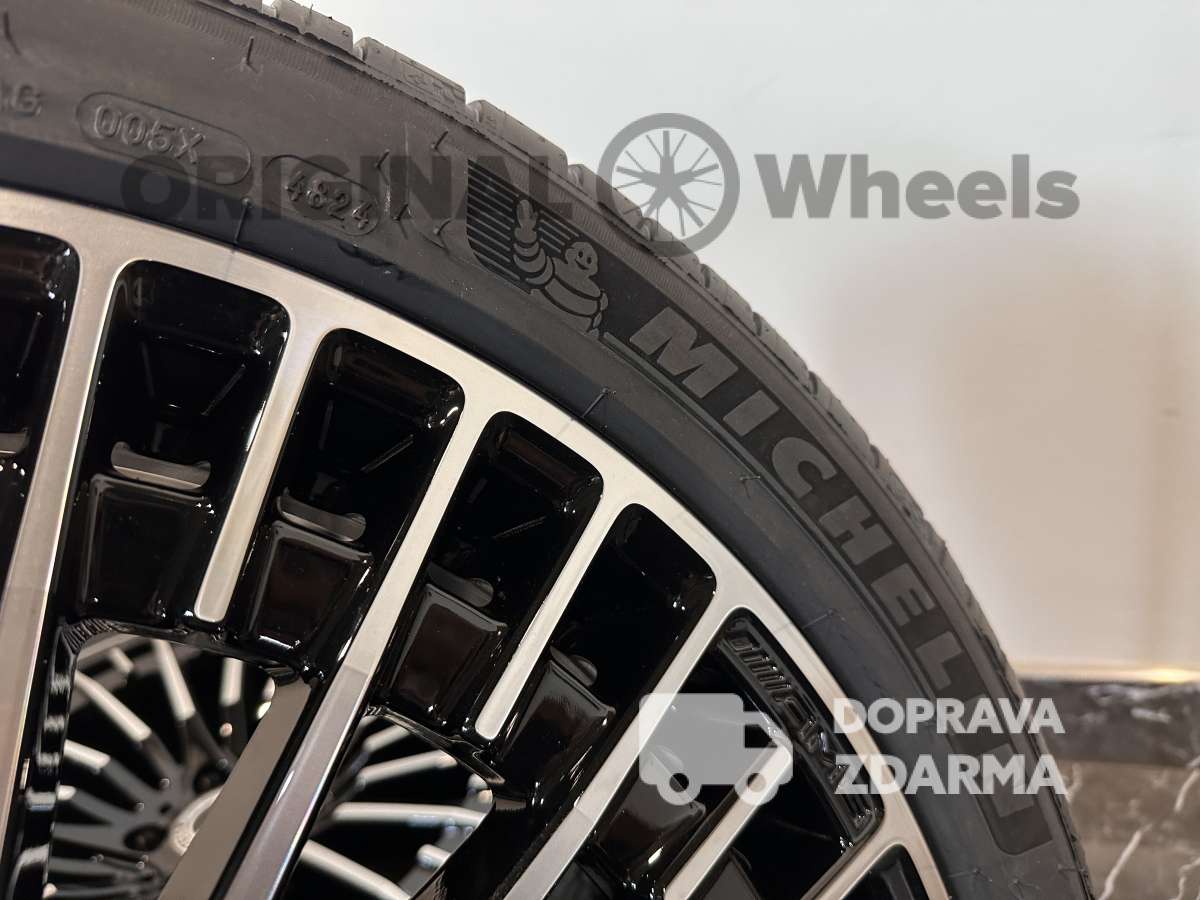 original alu kola ráfky letní mercedes eqc amg r21 5x112 a2934011100 a2934011000