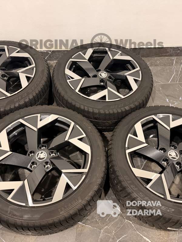❄️original alu kola skoda superb IV Trisuli zimní 3P0601025k pirelli